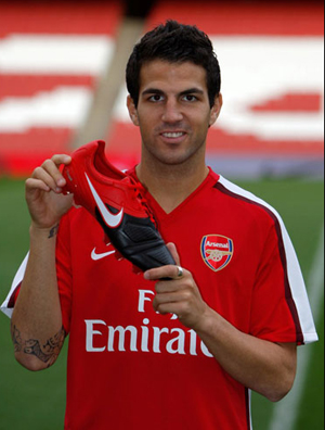 法布雷加斯出席耐克在在伦敦的发布会