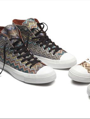 Missoni联名Converse Chuck Taylor All Star纹饰鞋款细节批露