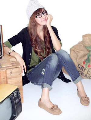 甜美毛绒短靴百搭温暖又可爱