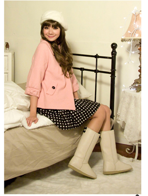 可爱日系风 甜蜜美靴