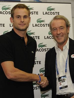 网球名将Andy Roddick续任LACOSTE全球代言