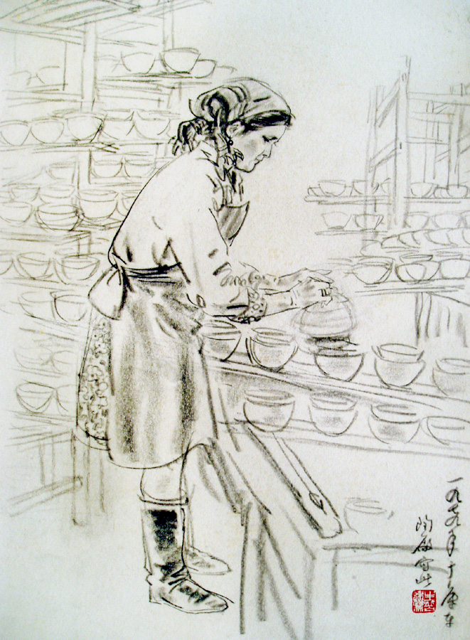 小画家自画自销月赚上万 不是名家仍被看好