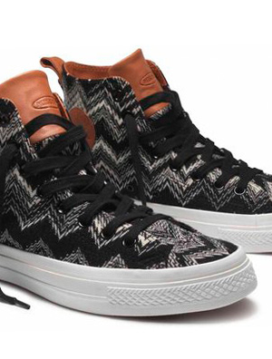 Missoni联名Converse发布Chuck Taylor时尚运动鞋