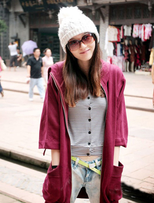 甜美靴子初秋迷死人