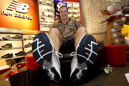 外籍人士在上海买到合脚的大码运动鞋