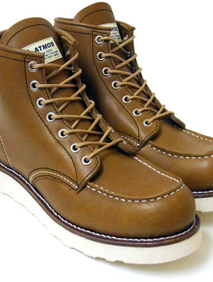 日本顶级鞋店atmos联名CEDAR CREST及UBIQ推出第二波白底皮靴