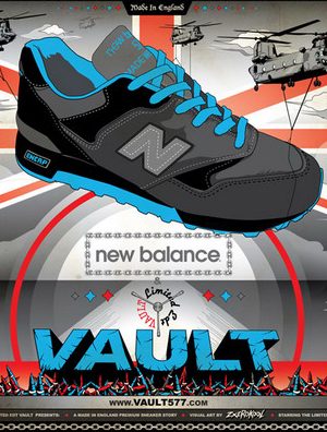 NEW BALANCE联名新加坡LIMITED EDT潮店推出M577BST Vault限定跑鞋