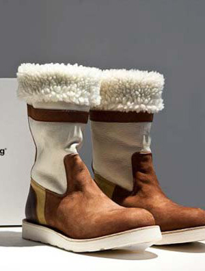 White Mountaineering推出2010秋冬Defender Boot保暖皮靴