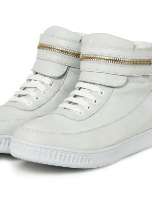 金属拉链别样演绎,Givenchy发布2011年春夏季最新Zipper High Top鞋款