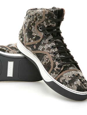 ݻLanvinGeometric Camouflage StuddedЬ