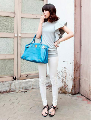 平底鞋最会搭 夏日穿出模特腿