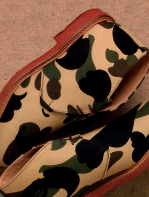 Ӣ�׷�����Գ���Բʣ�A BATHING APE x Mark McNairy����Ь���Ƴ�