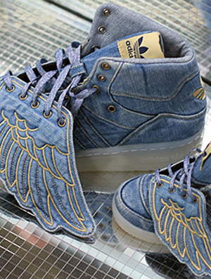 未知的精彩,Jeremy Scott x adidas Originals JS Wings – Denim