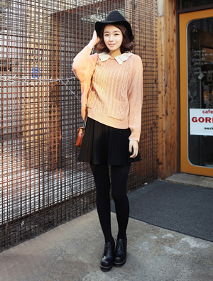 个性平底鞋 演绎完美修长美腿