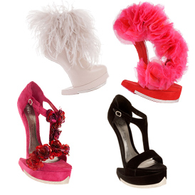 Alexander McQueen 2012秋季系列鞋履:华丽恨天高