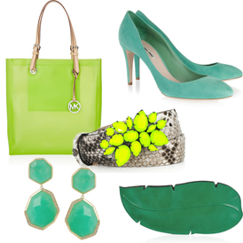 清新初夏 嫩绿色单品一定要有