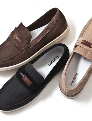LACOSTE FOOTWEAR 春夏季优雅男款船鞋 象征优雅的生活态度