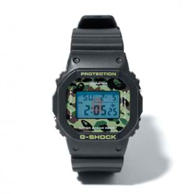 A Bathing Ape x Casio携手推出G-Shock迷彩手表