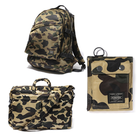 ���󾭵���ͷ��Porter x A BATHING APE 1ST CAMO ���ϵ��