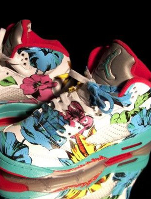 El Cappy ´òÔìNike Air Jordan 5 ÏÄÍþÒÄ·çÇéЬ¿î