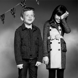 Burberry 2012�＾ͯװ��Ʒ����Ƭ����������ͯȤ