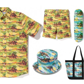 A BATHING APE x UNDEFEATED ����ϵ�еǳ�