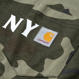 Carhartt WIP �ر��Ƴ���һ��ŦԼ�޶�T��
