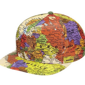 Supreme �Ƴ�World Map 5-Panel Cap ��ͼ����ñ