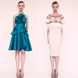 Marchesa2013�ȼ�ϵ�У�õ�廨��Ů�ǳ�