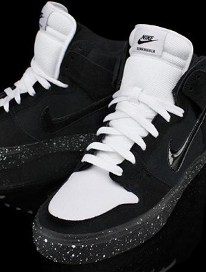 NIKE DUNK HI �ٴ��Ƴ��ڰ���ɫ�ġ��ߵ㡱��Ʒ