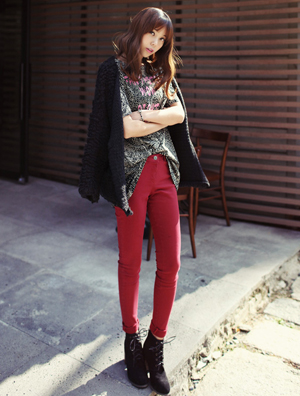 时尚拼色高跟鞋 秋冬穿出时髦年轻感