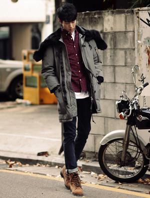 秋冬街头型男的最新造型搭配