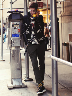 冬季型起来 夹克搭配展现帅气魅力