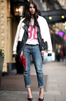 露出脚踝才够潮 街拍卷裤腿的时髦穿法